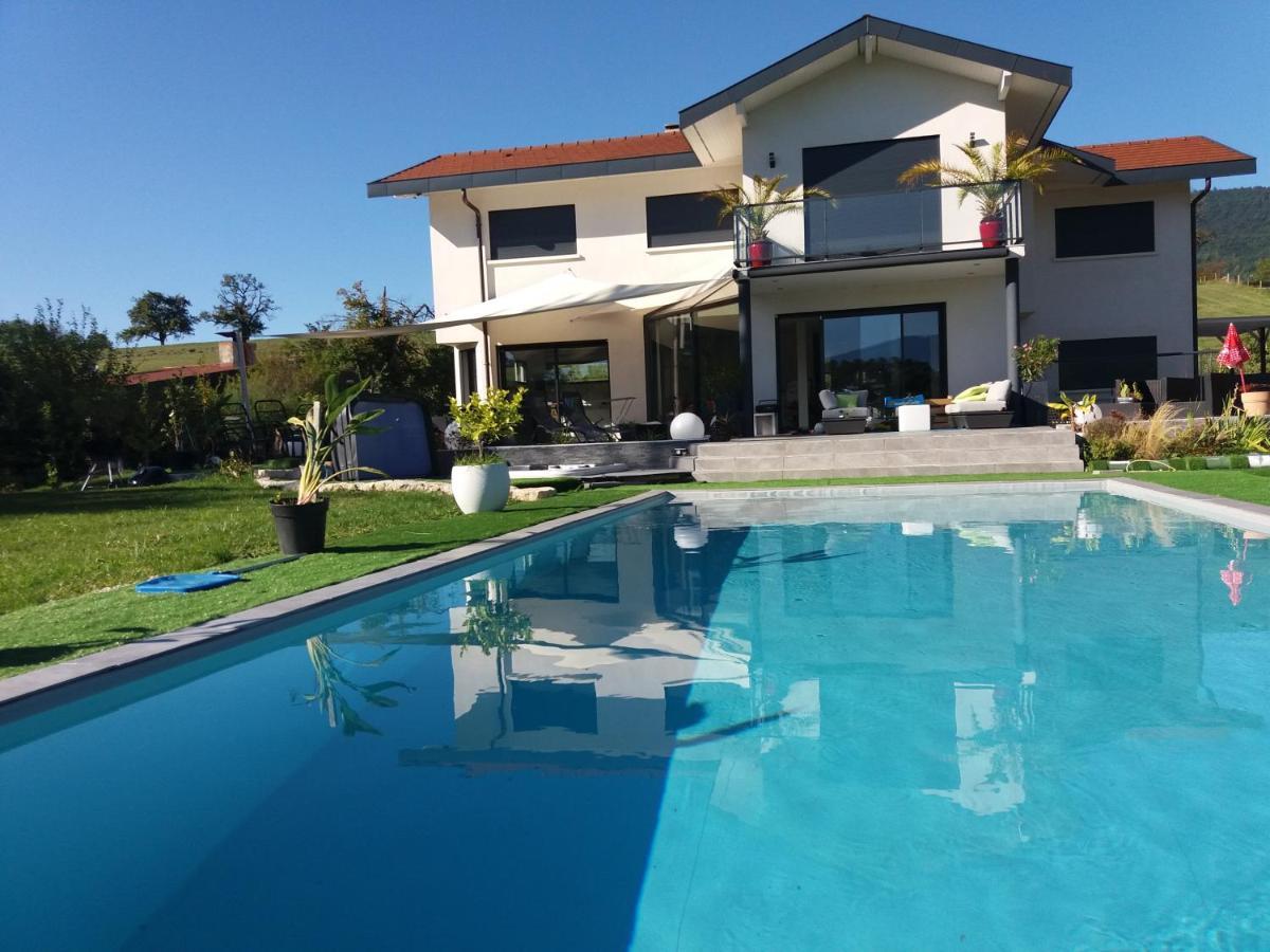 Chambres, Cuisine, Piscine, Spa, Billards, Airhockey, Nature Fillinges ภายนอก รูปภาพ